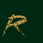 矢量金属花纹字体