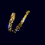 矢量金属花纹字体