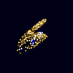 矢量金属花纹字母