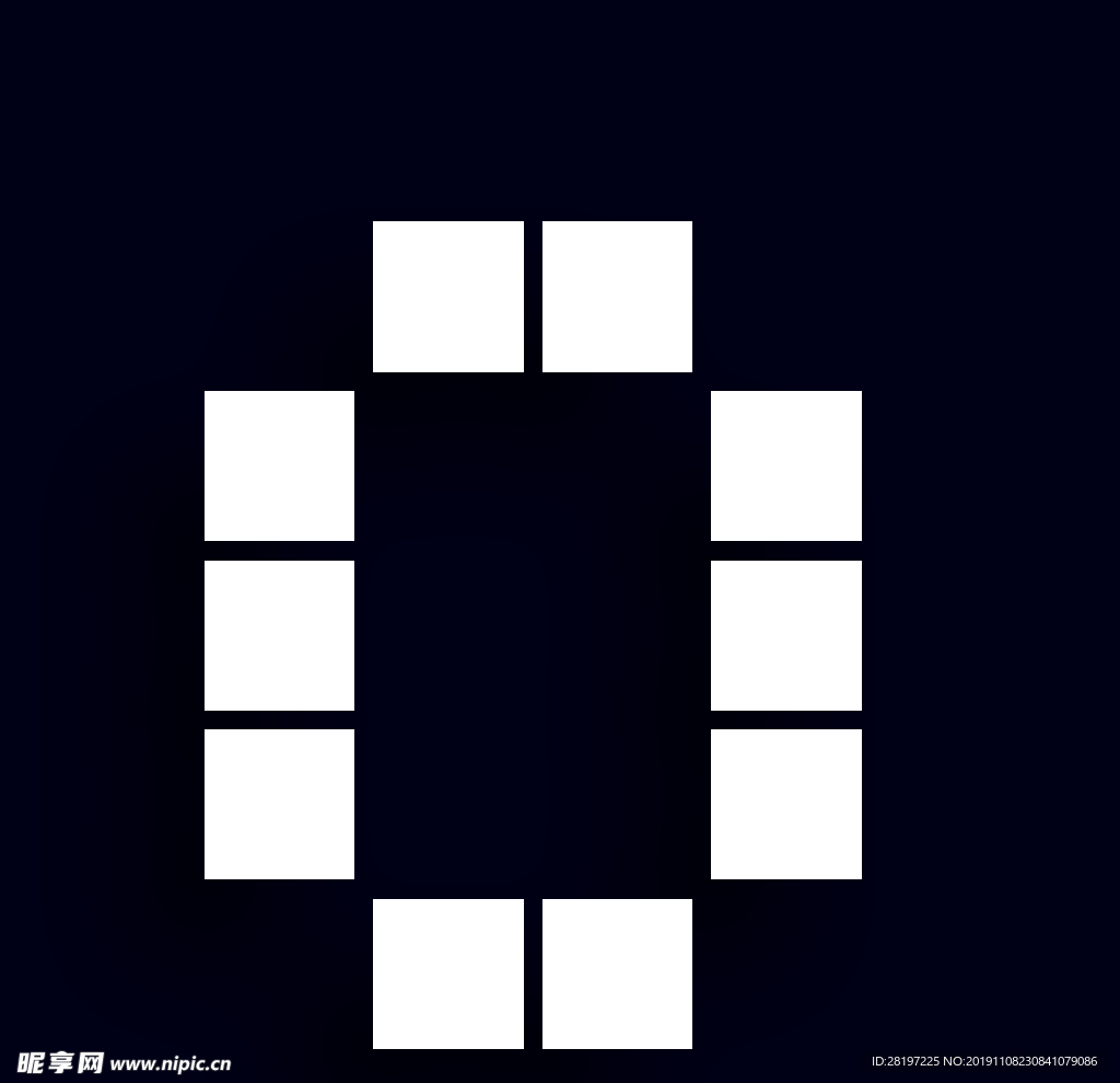 矢量灯管字