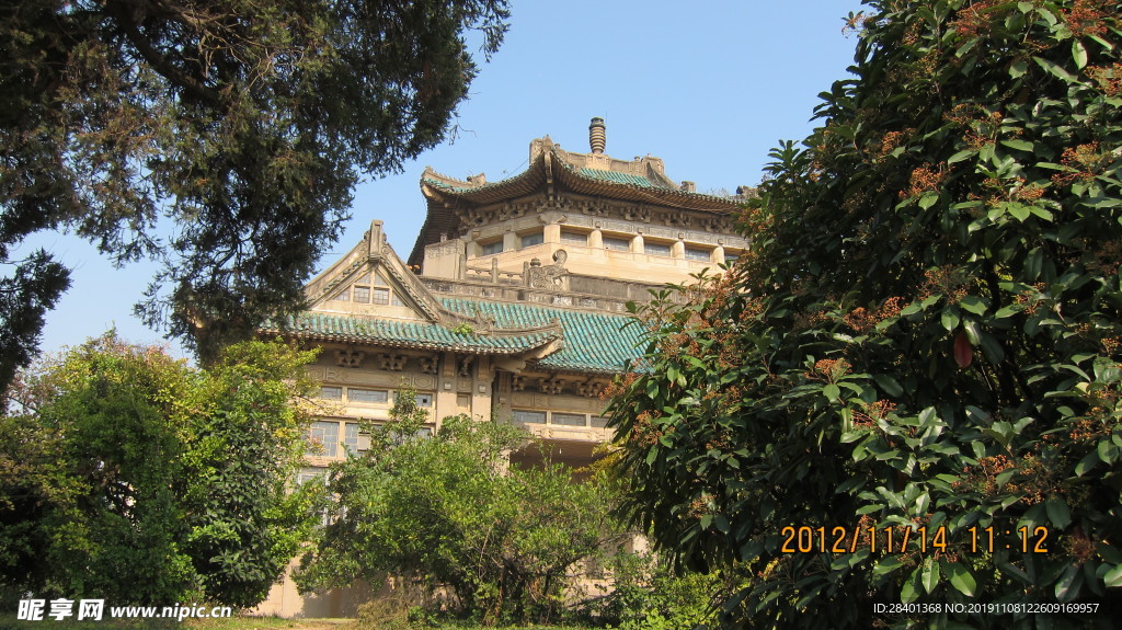 武汉大学的建筑