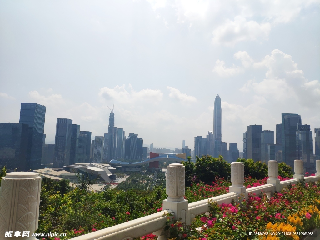 深圳莲花山一景