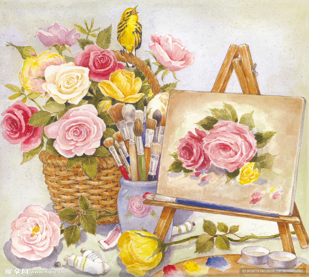 花卉装饰画