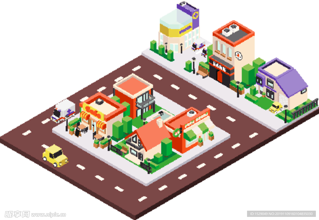 3D城市景观