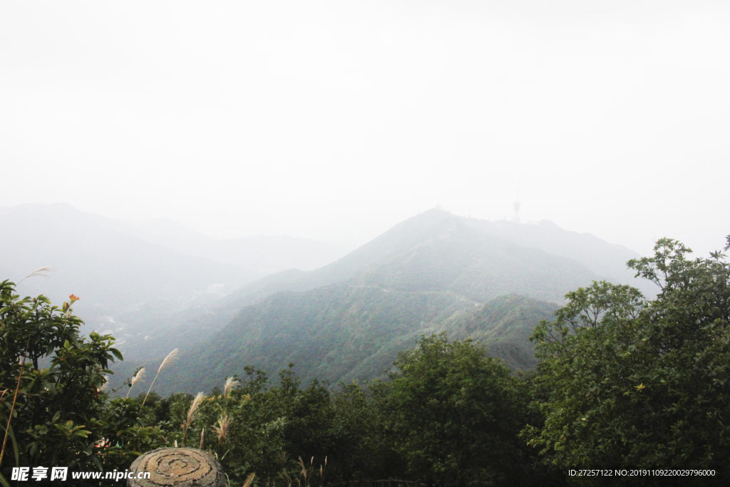 深圳最高山脉