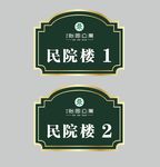 楼栋牌