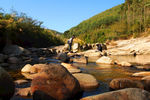 山间小溪流 自然风景 自然风光