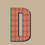 矢量布纹字