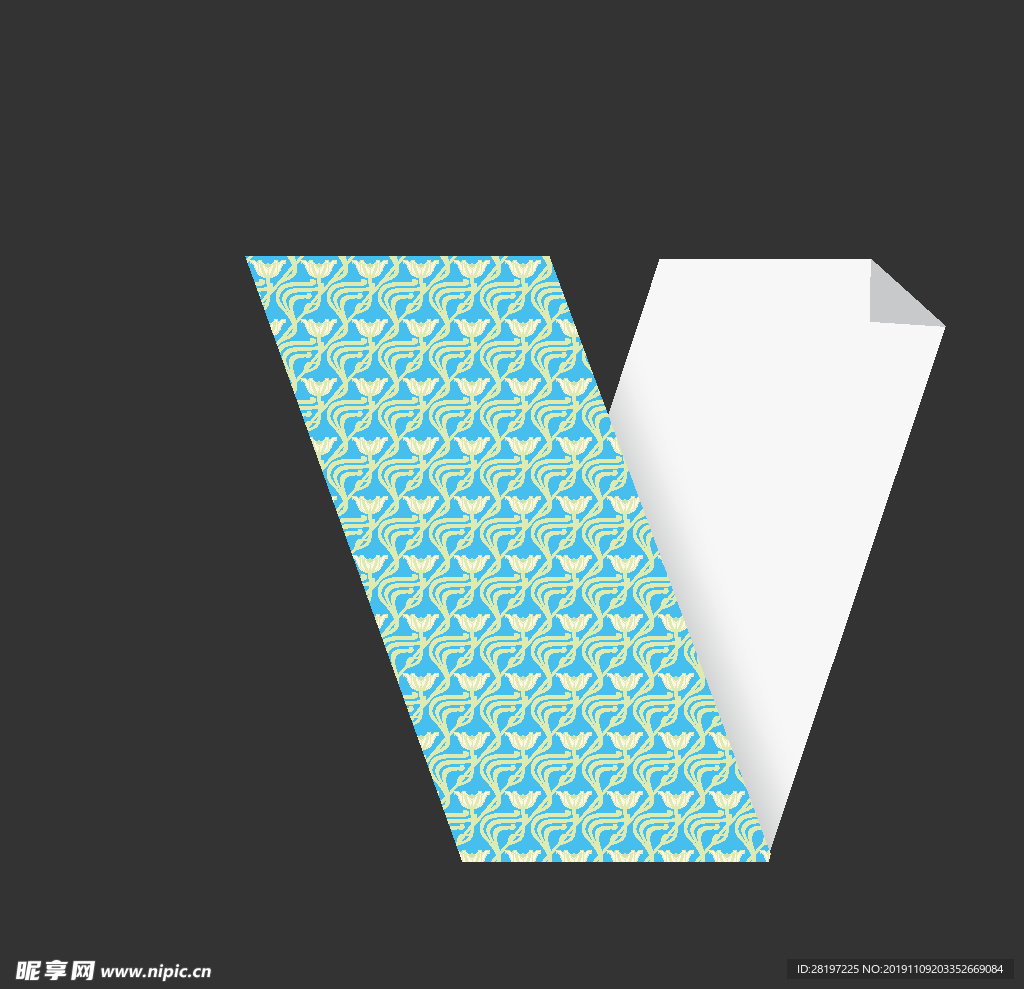 矢量折纸字母