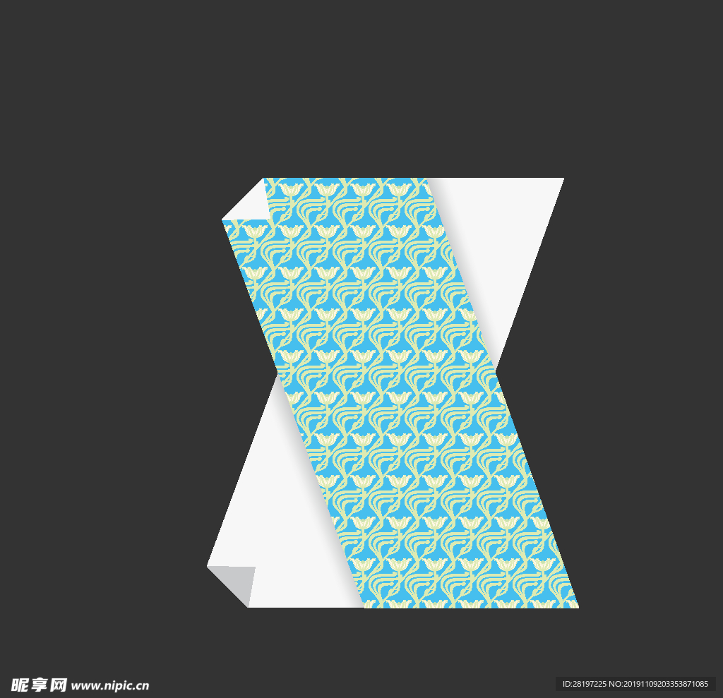 矢量折纸字母