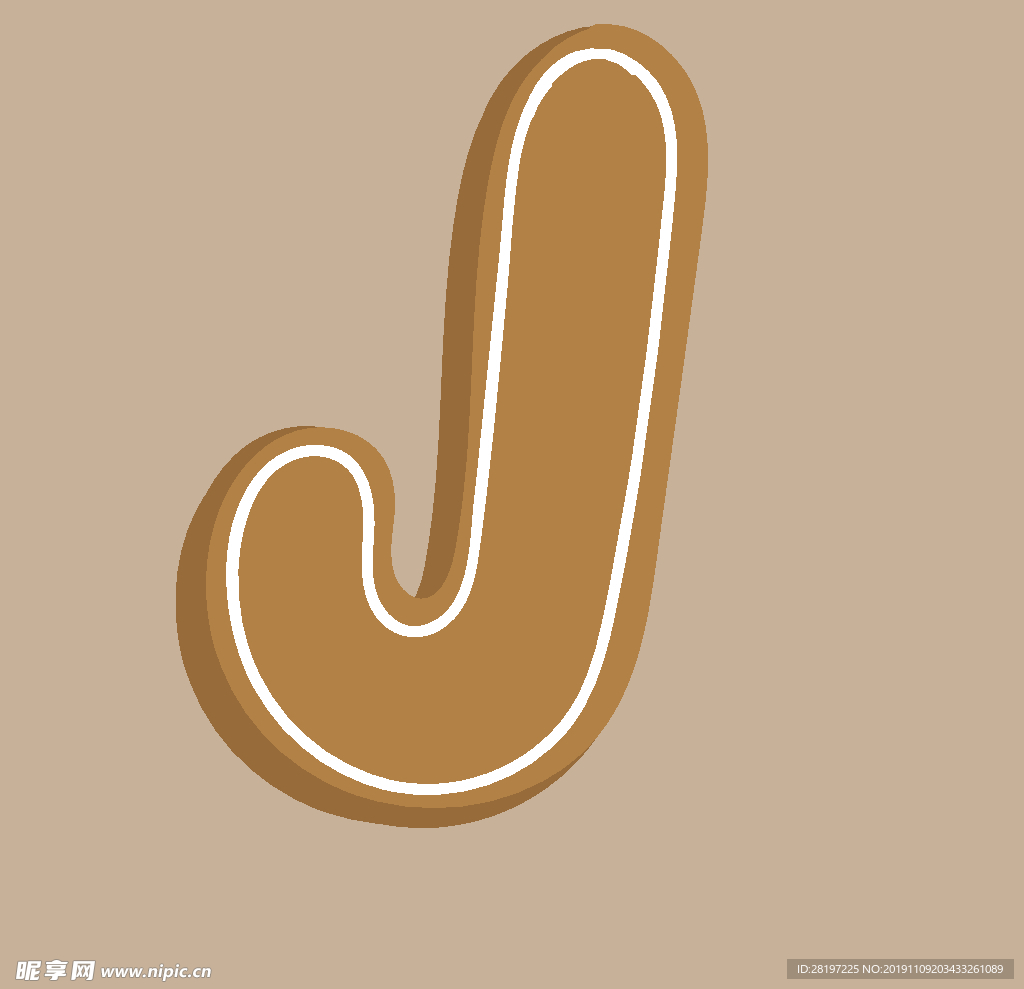 矢量可爱字母