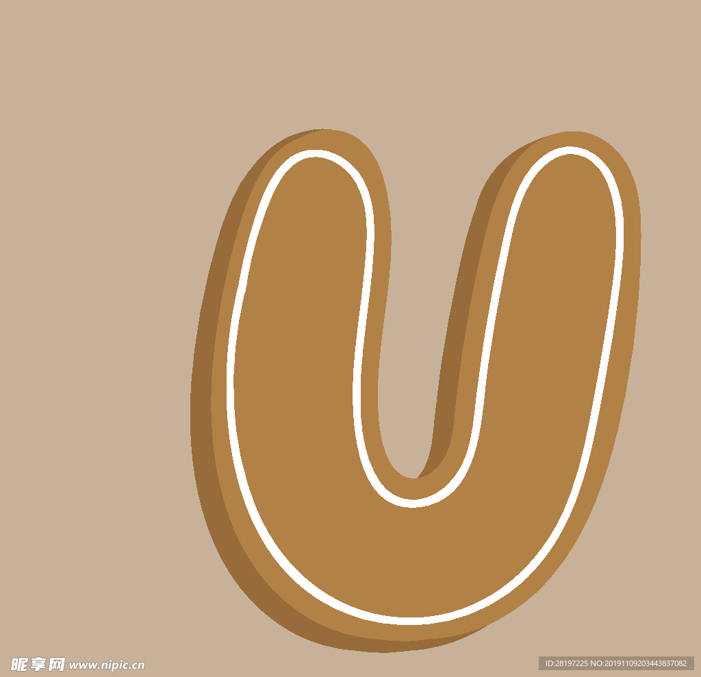 矢量可爱字母