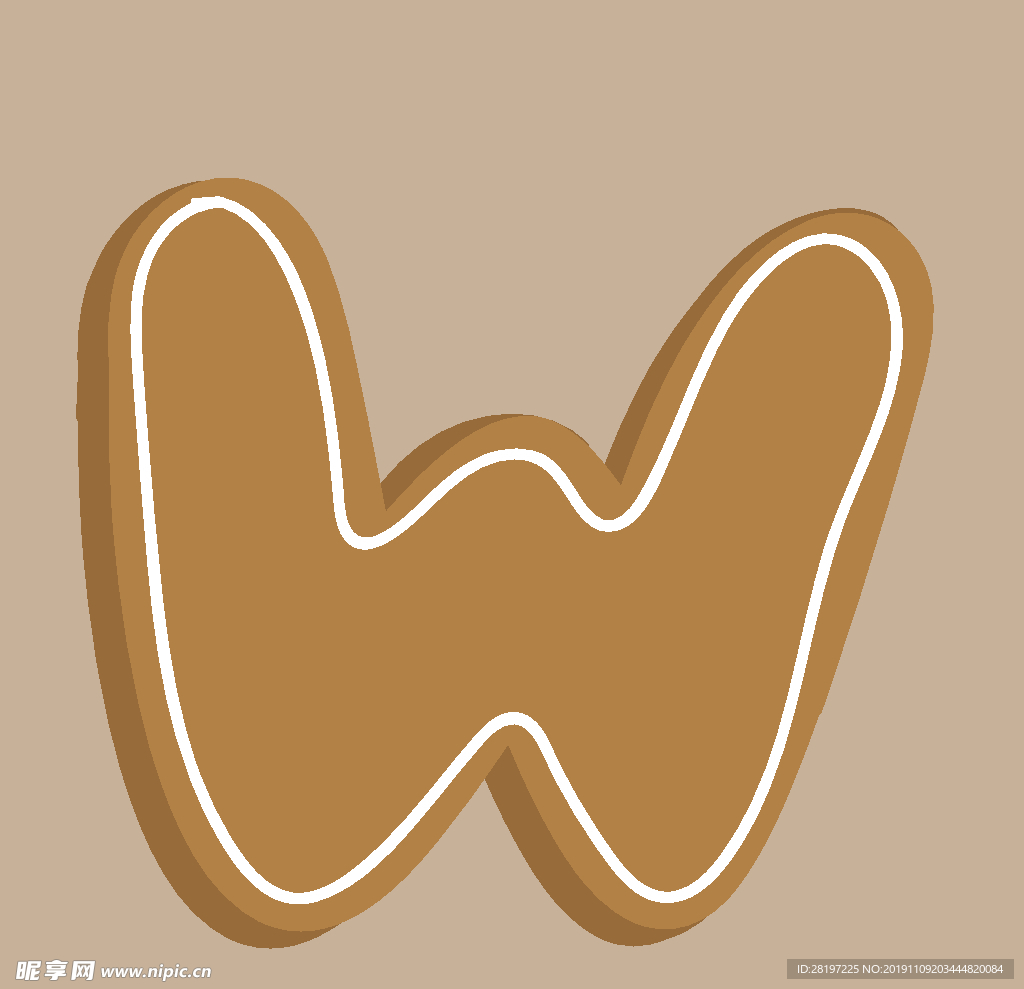 矢量可爱字母
