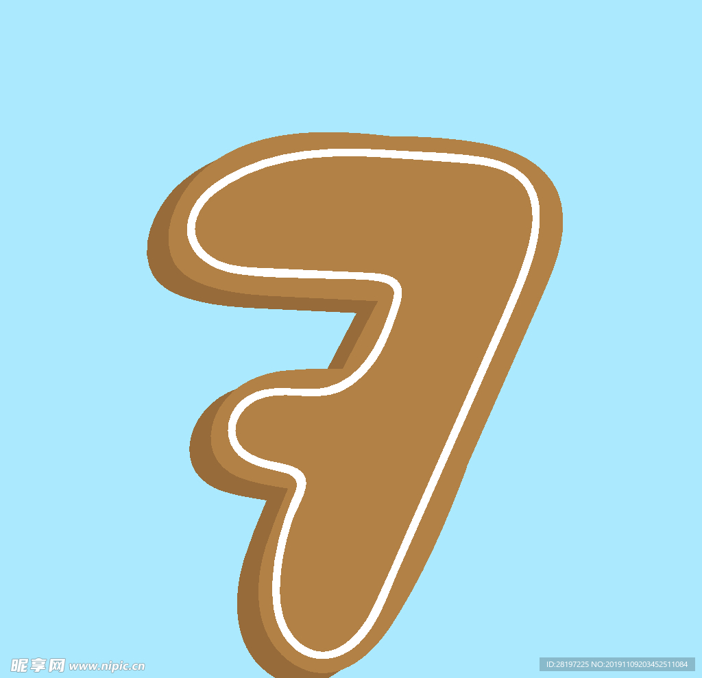矢量可爱字母