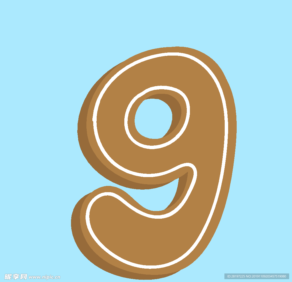 矢量可爱字母