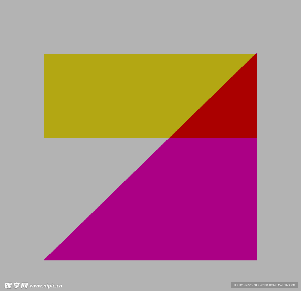 矢量彩色字母