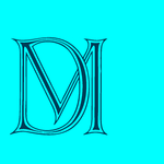 矢量花纹字母