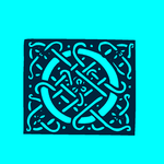 矢量花纹字母