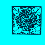 矢量花纹字母
