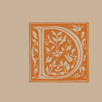 矢量欧式花纹字母