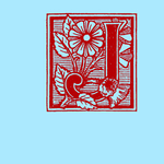 矢量欧式花纹字母