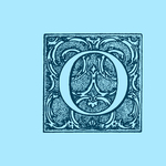 矢量欧式花纹字母
