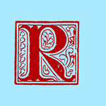 矢量欧式花纹字母