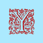 矢量欧式花纹字母