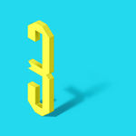 金属字 立体 银色 金色 字体
