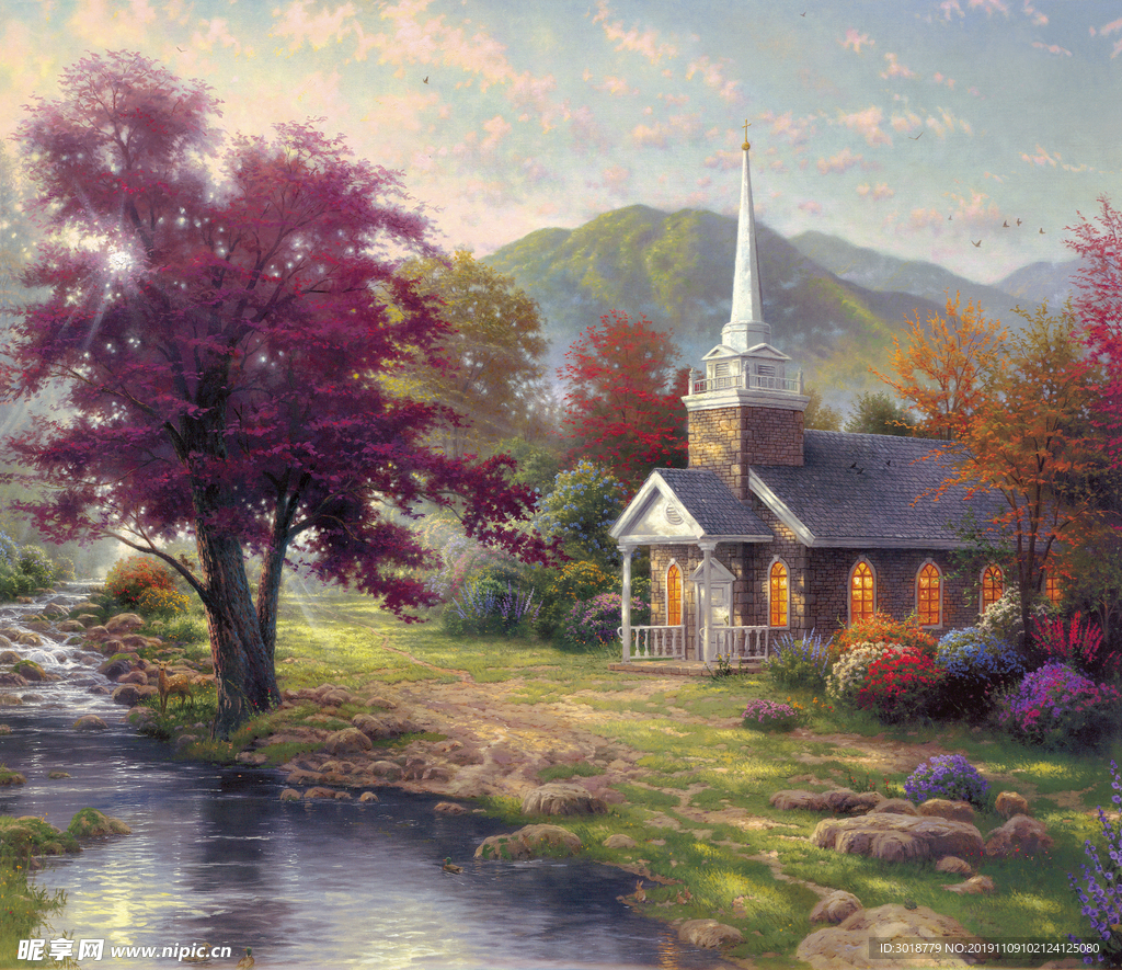 山水风景画