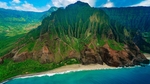群山河流天空云彩风景
