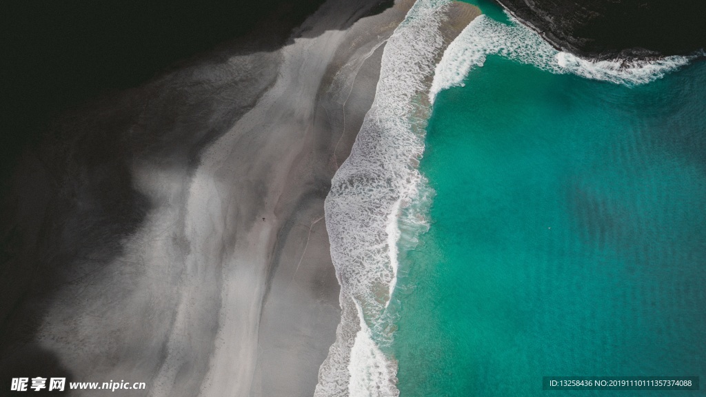 大海海水海浪风景背景