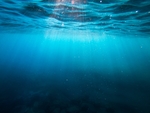 海水波浪阳光海底背景