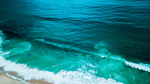 大海沙滩浪花风景海水