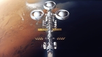 太空宇宙飞船卫星背景