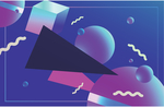 创意拼接海报背景
