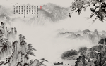 新中式背景墙