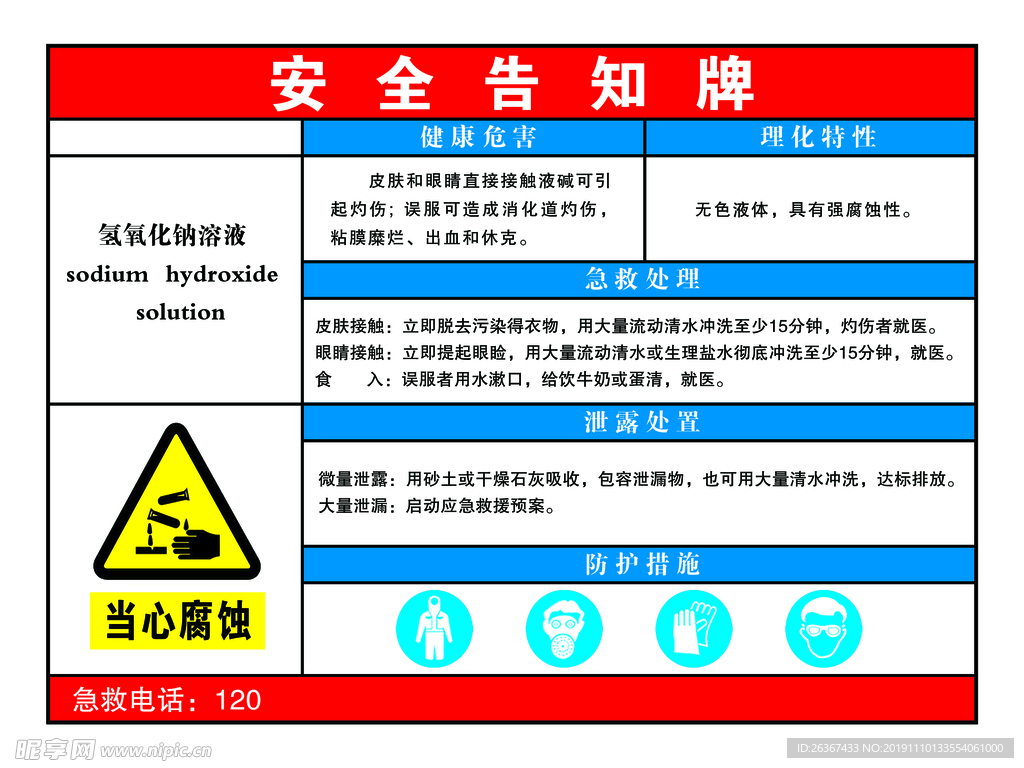 安全告知牌 安全牌