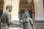 澳门街道铜像