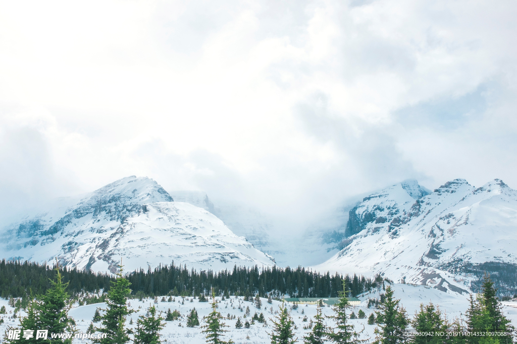 雪山美景