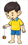 卡通小孩
