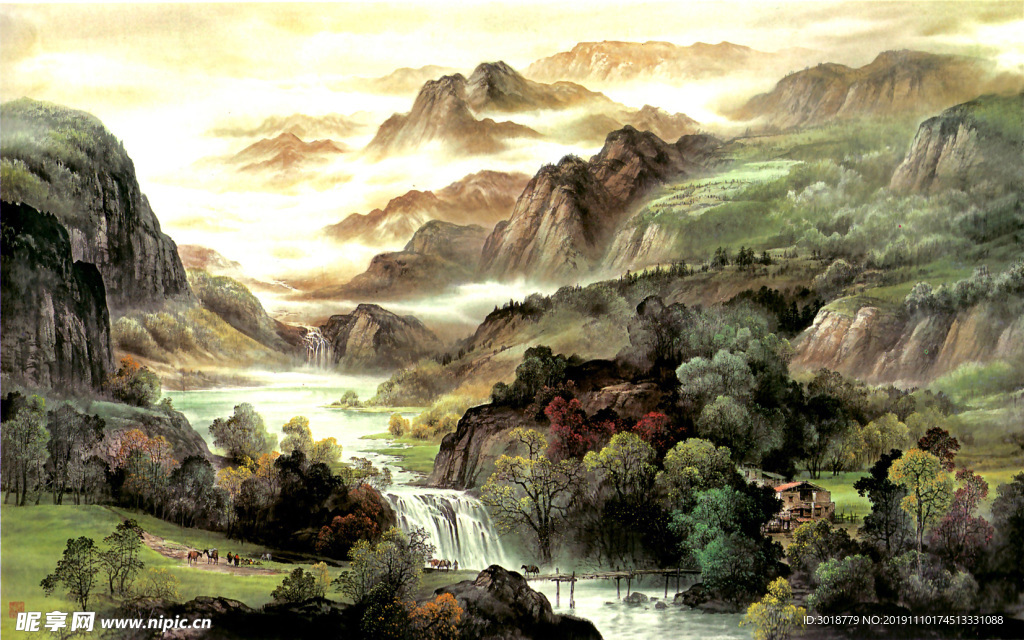 山水画