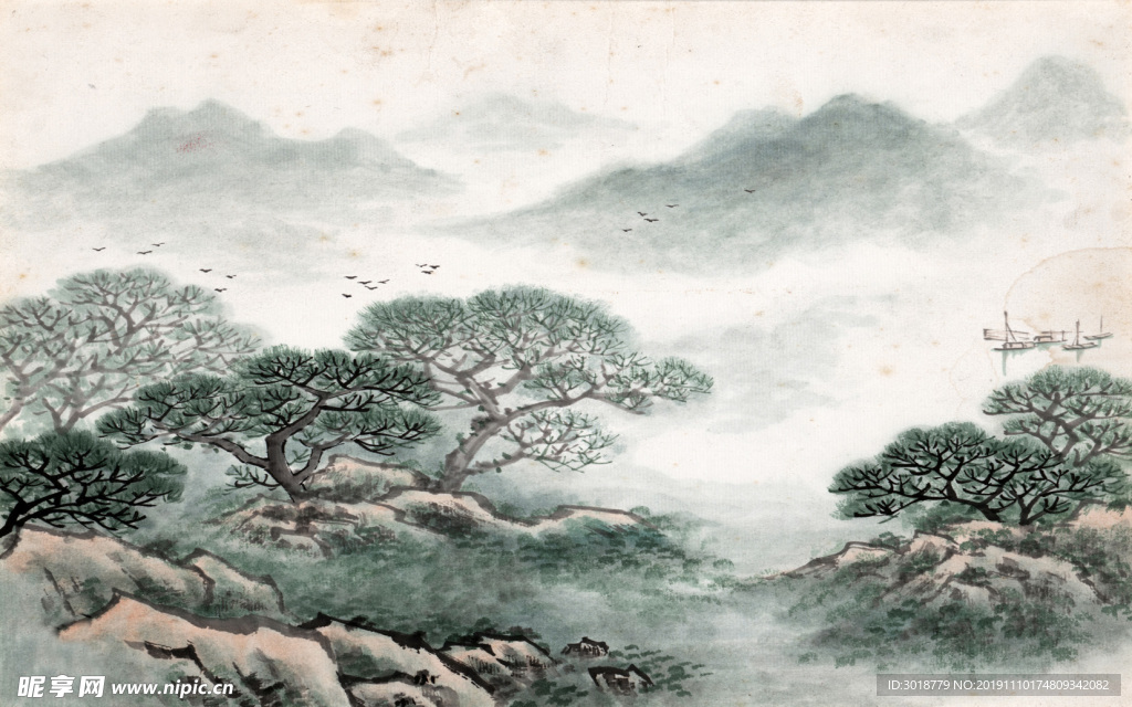山水画