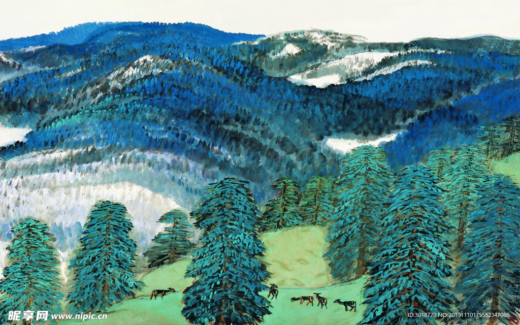 山水画