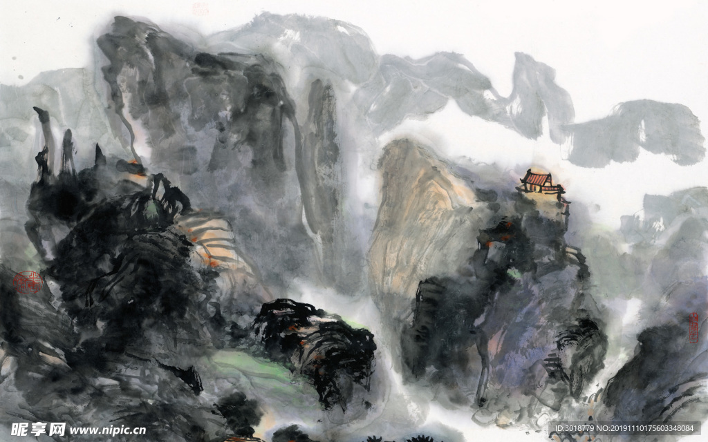 山水画