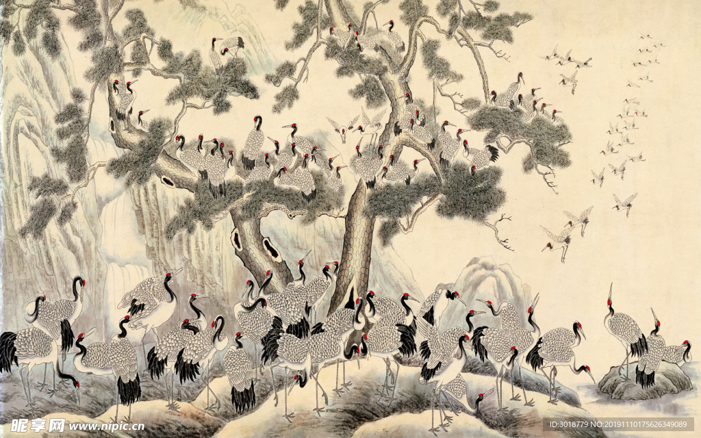 松鹤图