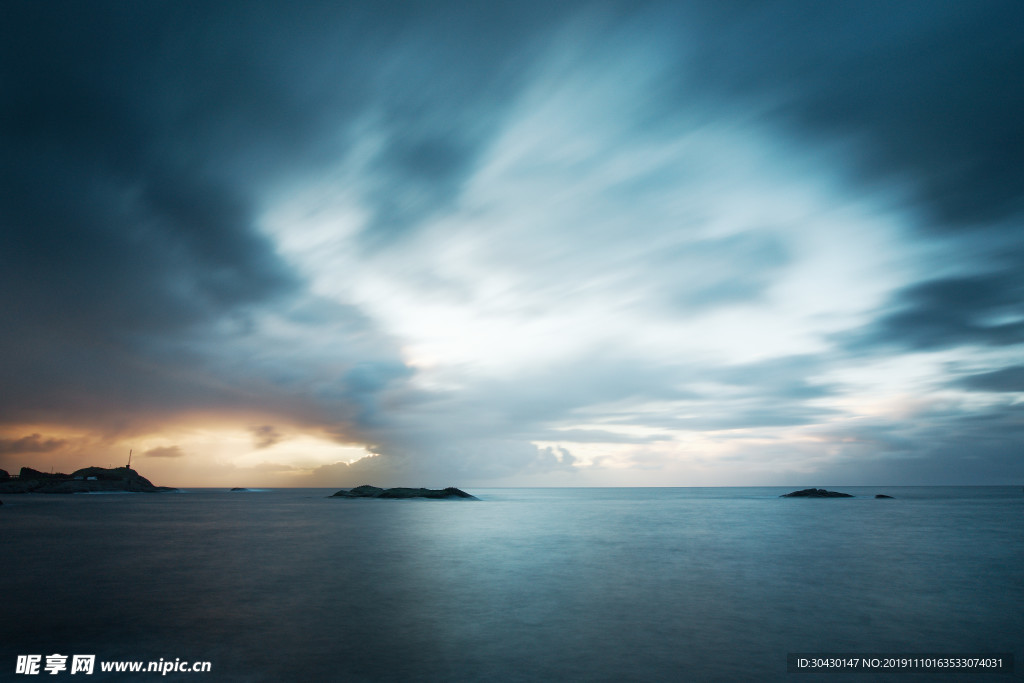 大气海面背景