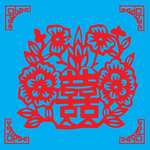 双喜剪纸