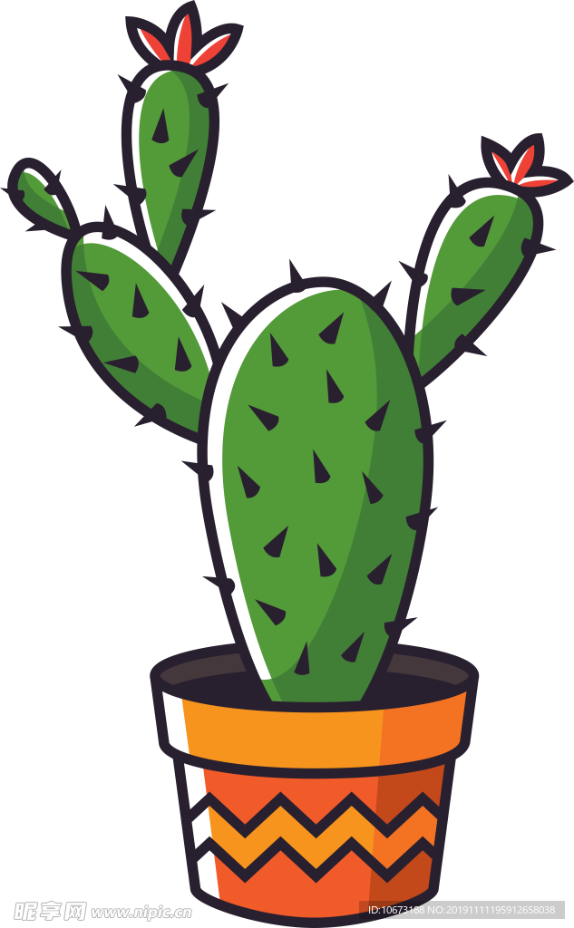 卡通仙人掌