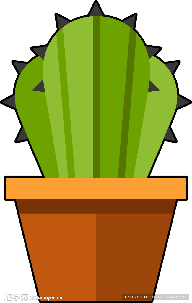 卡通仙人掌